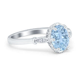 Vintage Style Wedding Ring Round Simulated Cubic Zirconia 925 Sterling Silver