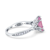 Marquise Art Deco Wedding Bridal Ring Simulated Cubic Zirconia 925 Sterling Silver