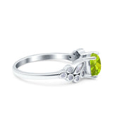 Vintage Style Art Deco Cushion and Marquise Wedding Engagement Ring Simulated Cubic Zirconia 925 Sterling Silver