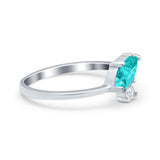 Fashion Ring Marquise Simulated Cubic Zirconia 925 Sterling Silver
