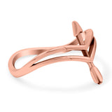 Arrow Band Oxidized Ring Solid 925 Sterling Silver Thumb Ring (14mm)