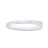 Classic Eye Dainty Stylish Band Thumb Ring (2mm)