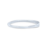 Tiny Pretty Small Sun Engraved Delightful Oxidized Statement Band Solid 925 Sterling Silver Thumb Ring (2mm)