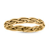 Infinity Princess Twisted Rope Braided New Stylish Oxidized Band Thumb Ring (3.2mm)