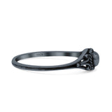 Sphere Bali Style Cultured Modish Art Oxidized Ring Band Thumb Ring (5.4mm)