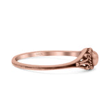 Sphere Bali Style Cultured Modish Art Oxidized Ring Band Thumb Ring (5.4mm)