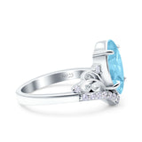 Marquise Art Deco Engagement Ring 925 Sterling Silver