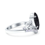 Marquise Art Deco Engagement Ring 925 Sterling Silver
