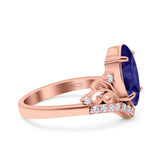 Marquise Art Deco Engagement Ring 925 Sterling Silver