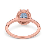 14K Gold 0.93ct Oval G SI Diamond Engagement Ring Size 6.5