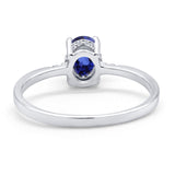 14K Gold 1.28ct Oval 8mmx6mm G SI Diamond Engagement Wedding Ring