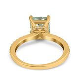 14K Gold 1.55ct Cushion Cut Vintage 7mm G SI Diamond Engagement Wedding Ring
