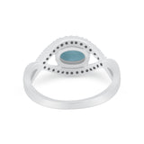 Infinity Shank Wedding Ring Simulated Cubic Zirconia 925 Sterling Silver