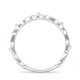 Celtic Style Intertwisted Trinity Wedding Band Solid 925 Sterling Silver