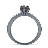 Marquise Split Shank X Ring