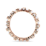 Stackable Ring Full Eternity Cubic Zirconia 925 Sterling Silver