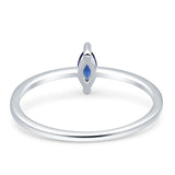 Solitaire Marquise Engagement Ring Cubic Zirconia 925 Sterling Silver