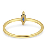 Solitaire Marquise Engagement Ring Cubic Zirconia 925 Sterling Silver