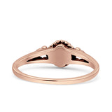 Princess Vintage Style Thumb Ring Fashion Oxidized Solid 925 Sterling Silver