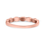 Braid Oxidized Band Solid 925 Sterling Silver Thumb Ring (2mm)