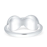 Infinity Celestial Oxidized Ring 925 Sterling Silver