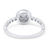 14K Gold 0.25ct Round 7.8mm G SI Promise Diamond Engagement Wedding Ring