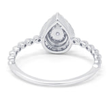14K Gold 0.26ct Round 9mm G SI Promise Diamond Engagement Wedding Ring