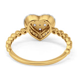 14K Gold 0.32ct Round 8.4mm G SI Promise Diamond Engagement Wedding Ring