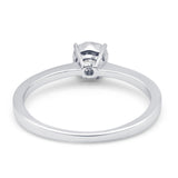 14K Gold 0.15ct Round 5mm G SI Diamond Solitaire Promise Engagement Wedding Ring