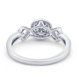 14K Gold 0.25ct Round 7mm G SI Diamond Promise Engagement Wedding Ring
