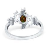 Oval Marquise Simulated Cubic Zirconia Ring 925 Sterling Silver