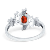 Oval Marquise Simulated Cubic Zirconia Ring 925 Sterling Silver