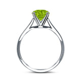 Solitaire Teardrop Simulated Cubic Zirconia Wedding Ring 925 Sterling Silver Center Stone-(8mmx6mm)