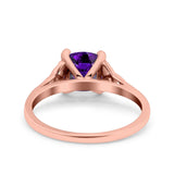Celtic Art Deco Solitaire Engagement Ring 925 Sterling Silver