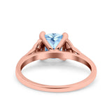 Celtic Art Deco Solitaire Engagement Ring 925 Sterling Silver