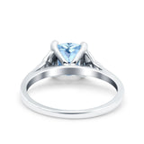 Celtic Art Deco Solitaire Engagement Ring 925 Sterling Silver