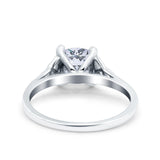 Celtic Art Deco Solitaire Engagement Ring 925 Sterling Silver
