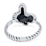 Snake Ring Oxidized Band Solid 925 Sterling Silver Thumb Ring (13mm)