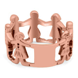Children Oxidized Band Solid 925 Sterling Silver (11mm)