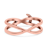 Moon & Star Ring Oxidized Band Solid 925 Sterling Silver Thumb Ring (5.8mm)