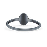 Flowers Ring Oxidized Band Solid 925 Sterling Silver Thumb Ring (6mm)