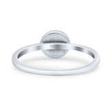 Custom Engraved Moon Phases Unique Design Statement Oxidized Ring Band Solid 925 Sterling Silver Thumb Ring (6.6mm)