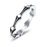 Oxidized Ring Band Solid 925 Sterling Silver Thumb Ring (4mm)