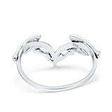 Oxidized Ring Band Solid 925 Sterling Silver Thumb Ring (12.9mm)
