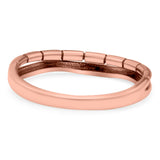 Double Band Oxidized Ring Solid 925 Sterling Silver Thumb Ring (4mm)