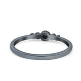 FBali Style Band Oxidized Solid 925 Sterling Silver Thumb Ring (3mm)