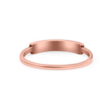 Christmas Trees Ring Oxidized Band Solid 925 Sterling Silver Thumb Ring (3mm)
