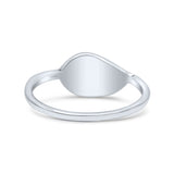 Feather Or Leaf Designer Dotted Oxidized Band Thumb Ring