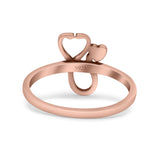 Custom Stethoscope ID Medical Design Jewelry Oxidized Statement Ring Band Solid 925 Sterling Silver Thumb Ring (12mm)
