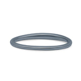 Tiny Dainty Small Sun Engraved Infinity And Wings Stackable Oxidized Statement Band Solid 925 Sterling Silver Thumb Ring (2mm)